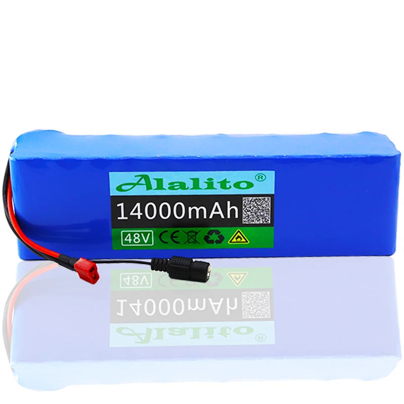 48V 14Ah 1000watt 13S3P Lithium ion Battery Pack For MH1 54.6v E-bike Electric bicycle Scooter with 25A discharge BMS