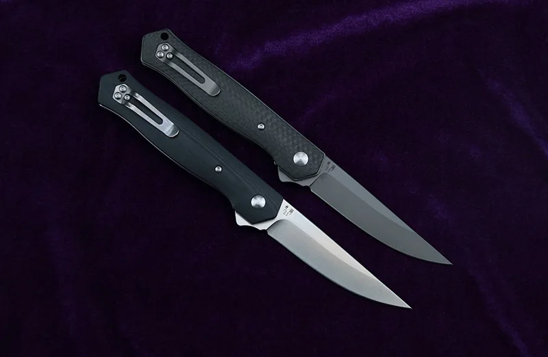 Складной нож TIGEND 1067 Flipper карманный кухонный резец с лезвием D2 CF/G10 и стальной