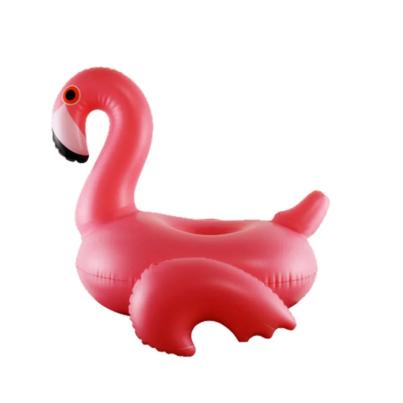 Flamingo 30x30x27cm Надувной мини-держатель для воды для бассейна, поплавок для напитков, пляжные игрушки для фестиваля, вечерние плавающие единороги, фламинго - Цвет: Flamingo 30x30x27cm