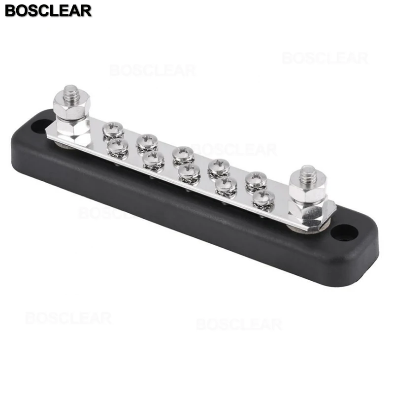 100A-150A AC DC 4/5/10/20 Gang клеммной колодки общий шина с латунные клеммы для грузовых автомобилей, жилых автомобильных прицепах Автобусы лодки и т. д