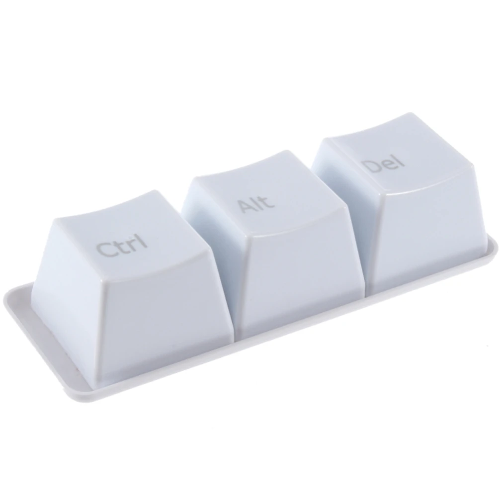 3 шт./набор модный Ctrl Alt Del Keyboard клавиша кофе чай чашка клавиатура дизайн чайная кружка Поднос Набор Ctrl Alt Del Delet клавиша еда чашка