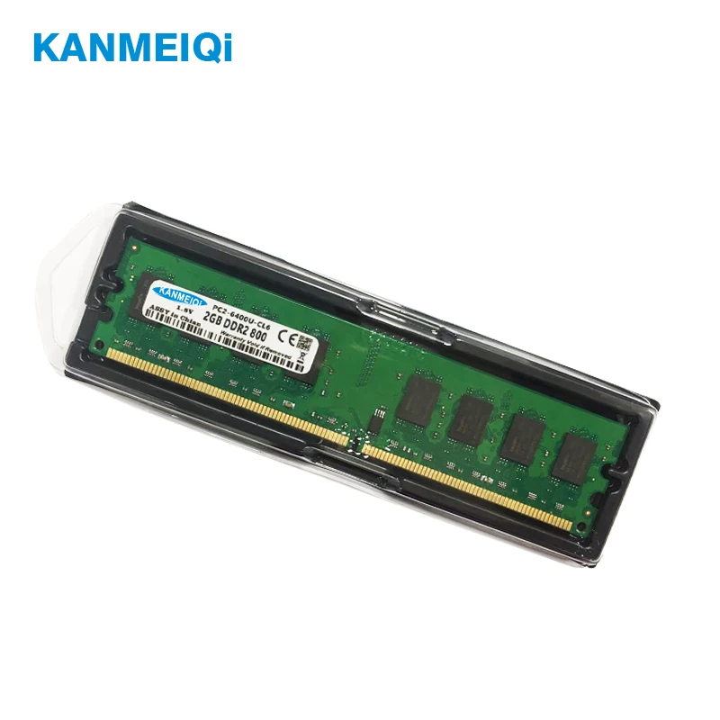 Память KANMEIQi DDR2 2 Гб 667 МГц 800 4(2 шт. * Гб) Настольная память ОЗУ PC2 DIMM 240pin для AMD Intel