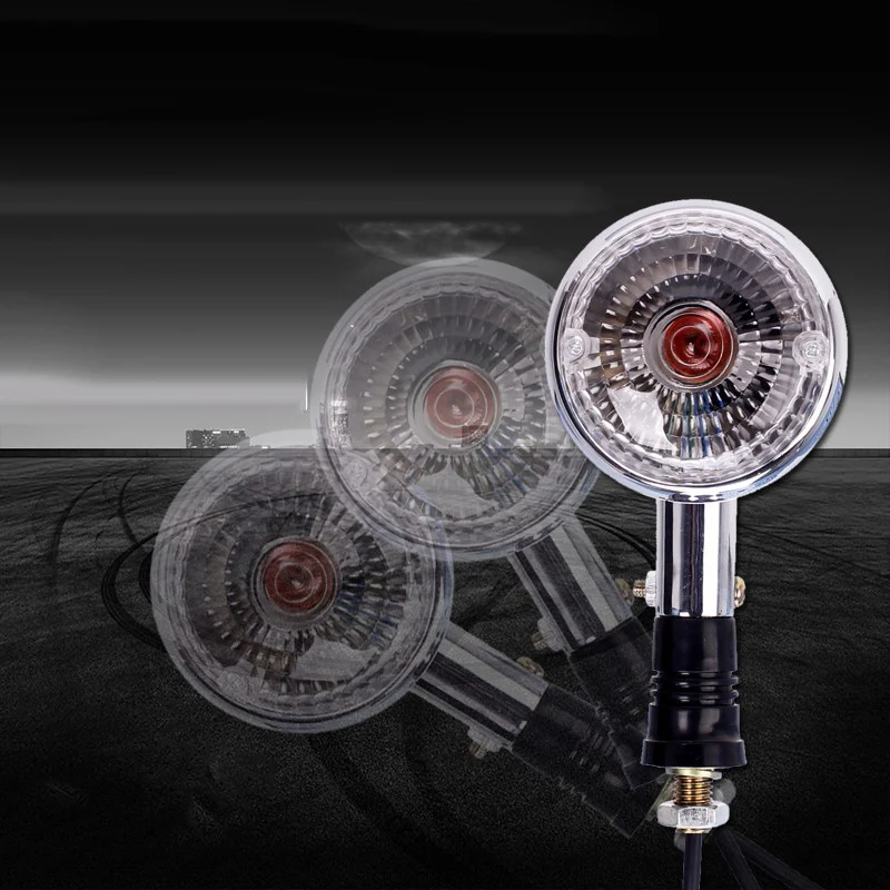 Transparent Lens Turn signal light Replacement 2pcs Motorcycle Indicator