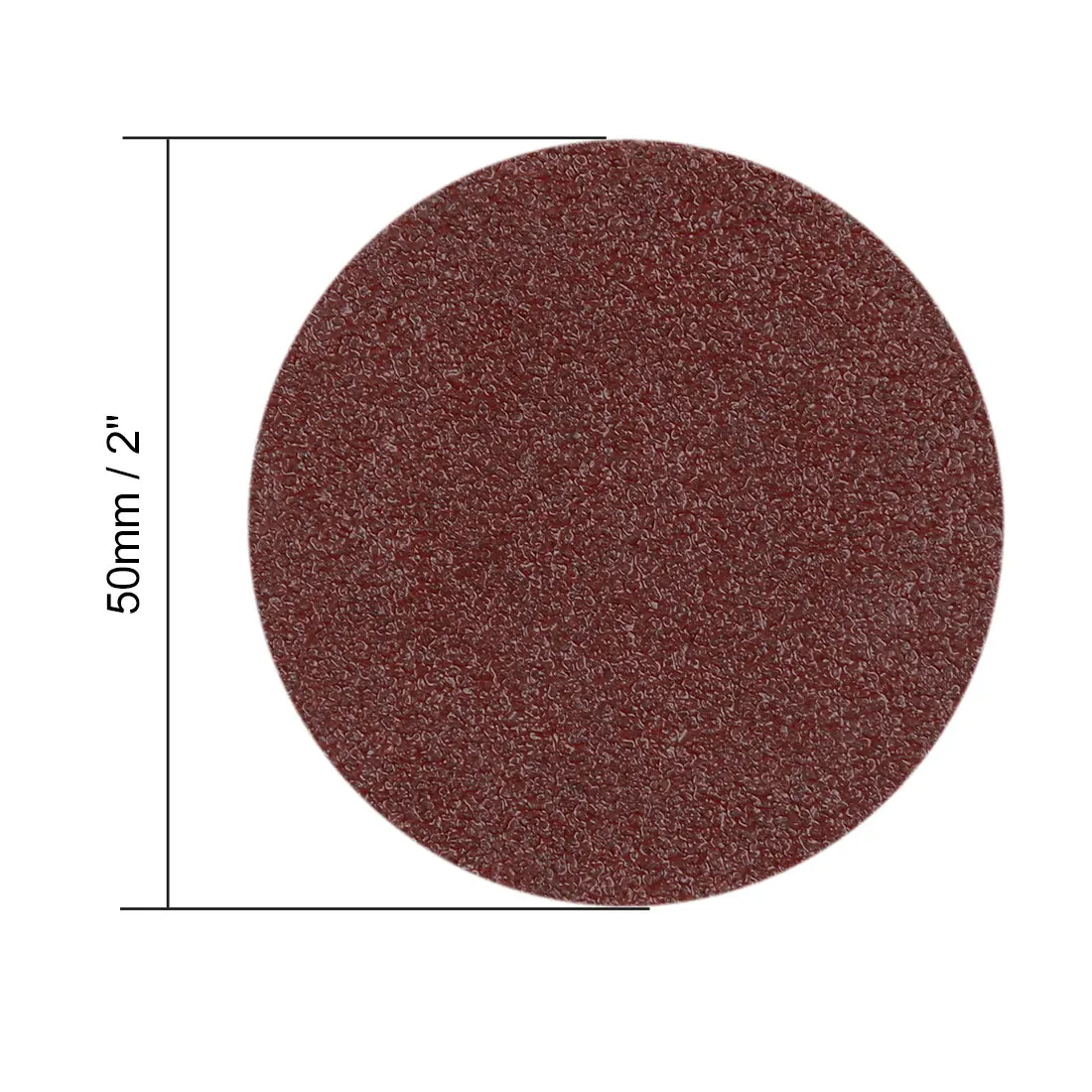 X Autohaux 30-80 Pcs 2 Inch Roll Lock Sanding Grinding Discs 60 80 120 240 Grit for Car Polishing and Rust Removal