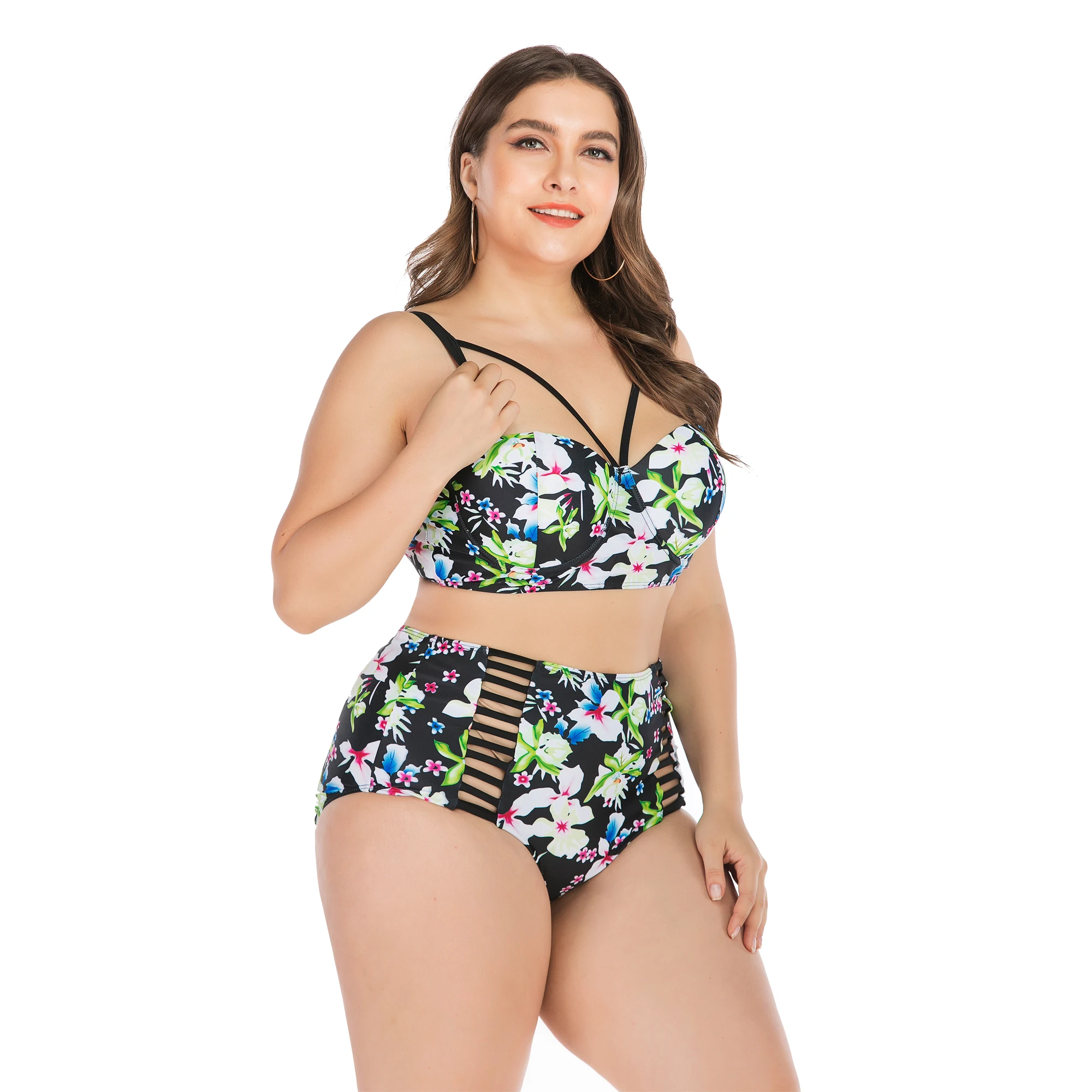 

2019 Women Bikini Set Push Up Bathing Suit Swimsuits Plus size Swimwear & Bikinis 4XL 3XL 5XL