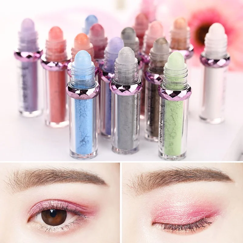 

2020 Best Eye Shadow Green Cosmetics Dual Waterproof Eye Makeup Shadow Shimmer Pen Eyeshadow Set 15 Color