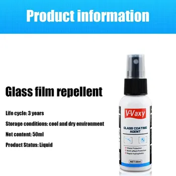 

(V-VaxY) 50ml rainproof for automobile glass rearview mirror water repellent windshield crystal coating (with 454692)