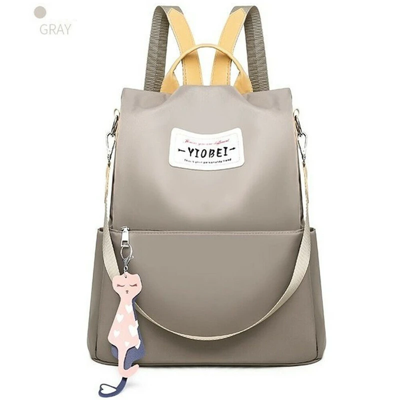 

Kawaii Backpack Woman Designer Backpacks Women High Quality Ladies Satchel Cat Animal Charm Design Letter Pattern Bags
