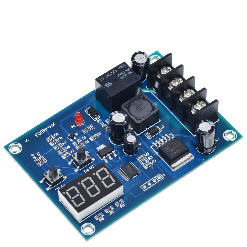 TZT XH-M603 modulo di controllo della ricarica 12-24V scheda di protezione dell'interruttore di controllo del caricabatteria al litio con Display a LED nuovo