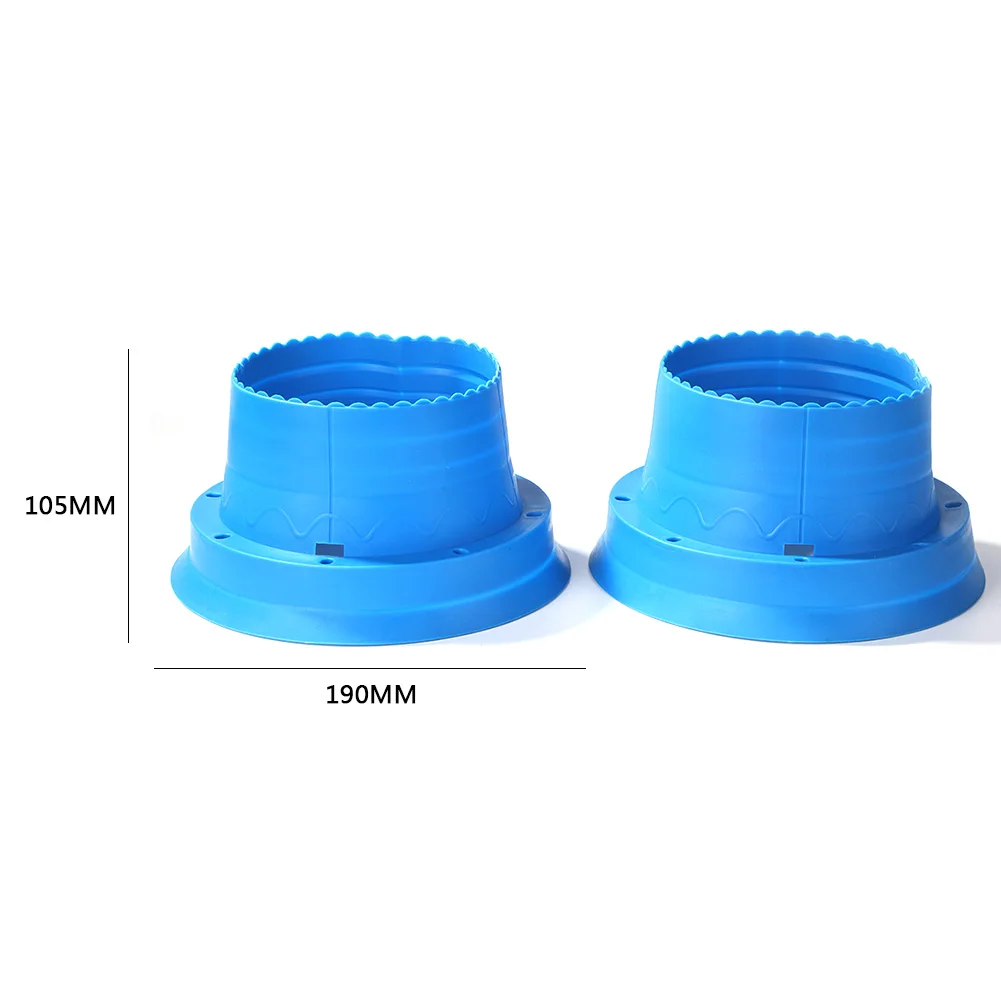 2Pcs 6.5 Inch Car Speaker Waterproof Cover Silicone Gasket