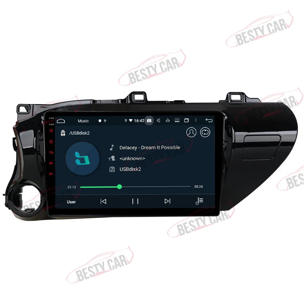 10,1 9," ips Android, автомультимедиа плеер Радио стерео, gps Стерео gps навиганавигадля TOYOTA Hilux wifi BT головное устройство DSP