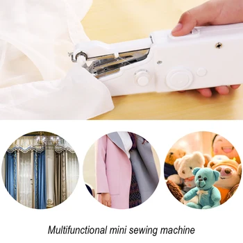 

Handheld Sewing Machine Portable Mini Electric Hand Sewing Tool Stitching Machine Handy Stitch for Fabric Clothing 1pcs
