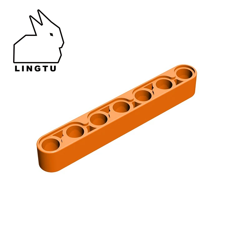 106 LINGTU строительный блок для бренда 32524 Liftarm 1x7 толстый технический Развивающие детские строительные блоки игрушки Nanoblock - Цвет: 106