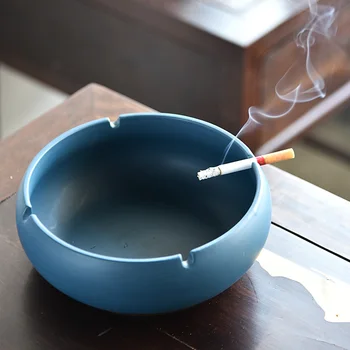 

young large ceramic ashtray fashion wind home office Chinese style restoring ancient ways extra-large ceramic ashtray