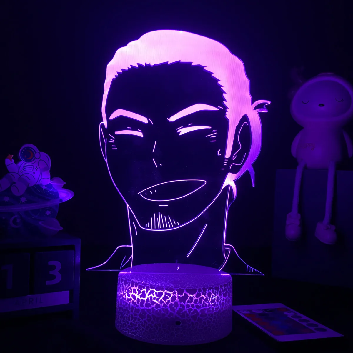 Аниме ночной Светильник Haikyuu Asahi azuгрин для спальни Декор детей подарок на день