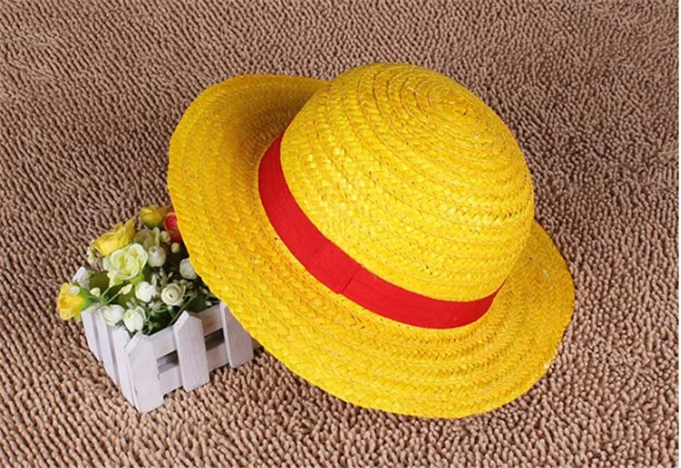 Luffy hat Аниме одна деталь шляпа одна деталь Portgas D Ace шляпа ковбой путешествия шляпа соломенная шляпа Луффи Тони Roronoa Зоро копия Косплей Пираты солнцезащитная Кепка - Цвет: Luffy hat