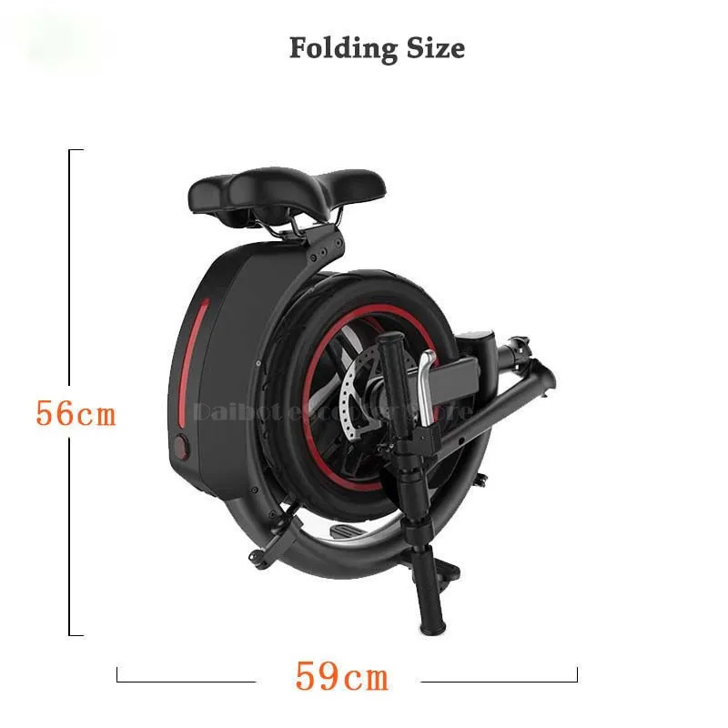 Perfect Daibot Two Wheel Electric Scooter Electric Bicycle 14 Inch 500W Portable Mini Folding Adult Electric Bicycle 12