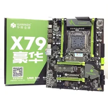 HUANANZHI X79 PC настольные компьютеры LGA2011 DDR3 LGA 2011 компьютерные материнские платы подходят для сервера ECC REG ram