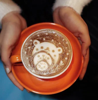 

Creative Porcelain Coffee Cup and Saucer Office Japanese Tea Cups with Spoon Saucer Taza Cafe Ceramica Home Drinkware OO5050