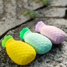 Фруктовая Форма ананас четыре цвета Модная силиконовая грелка для воды грелка для рук согревает портативный продукт JMSW