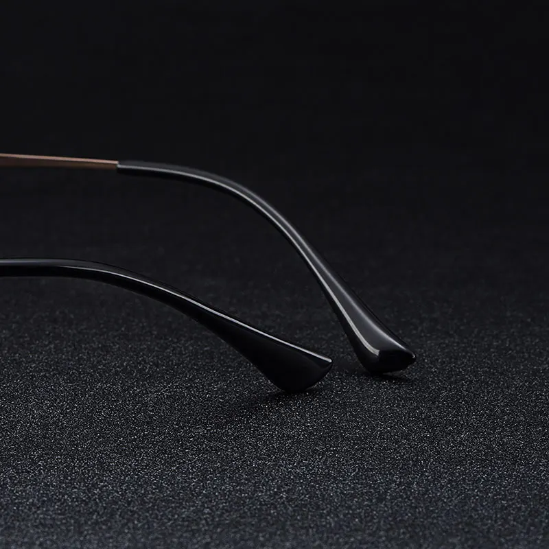MASSENET трендовые титановые сплав мужские Алмазные обрезные очки без оправы с защитой от синего излучения очки для чтения с градиентным коричневым оттенком Z2852