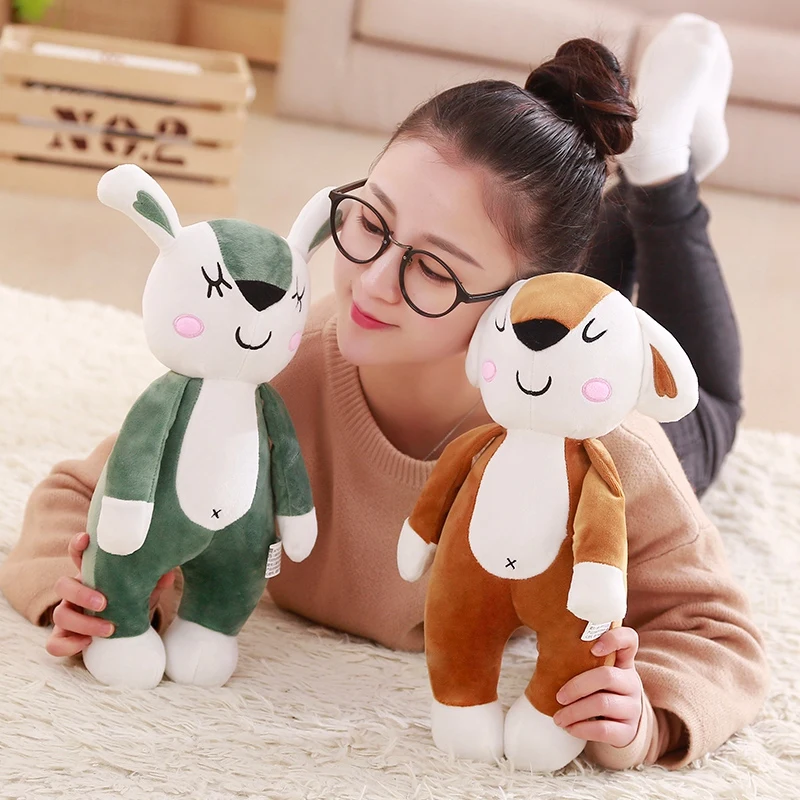 Kawaii Кролик собака мультфильм животное Мистер Собака и миссис подушки для пары