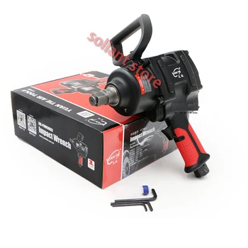 

1",1330N.M air Impact torque wrench, heavy duty pneumatic spanner tool auto truck car tire install dismantle