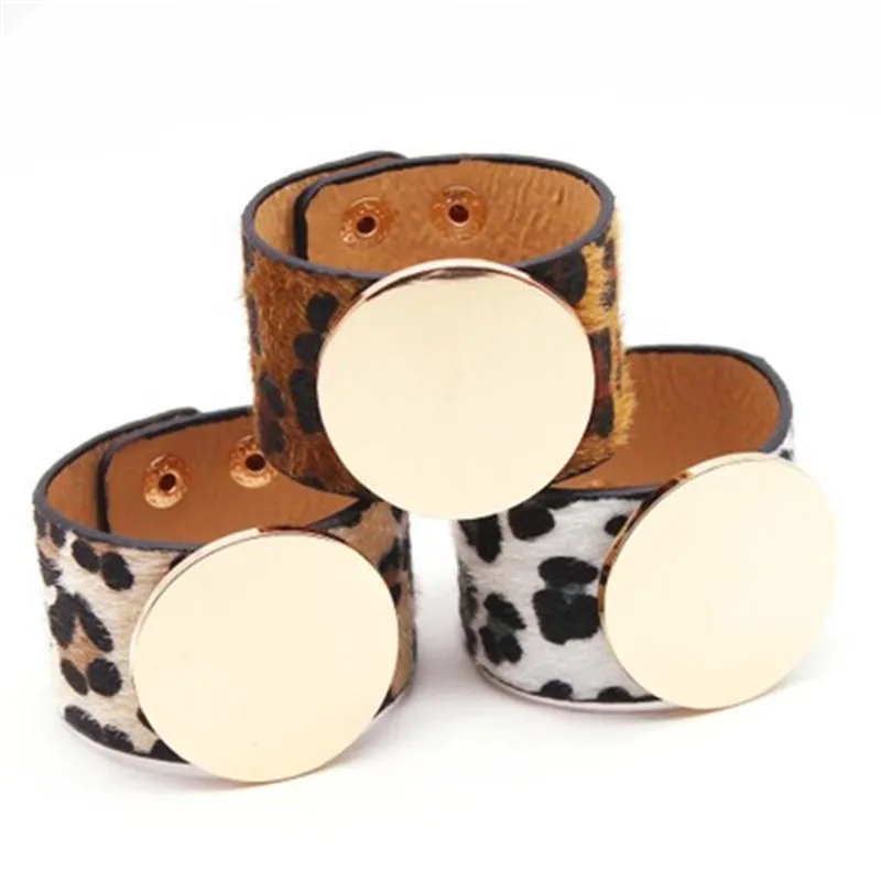 Fashion Leopard Charm Bracelets For Women gift Simple All-Match V Word Wide Cuff Bracelet Women 2019New Jewelry 30 styles luxury