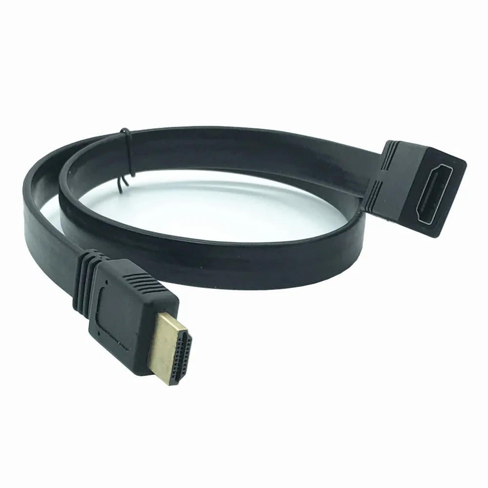 1.4V HDMI-compatible Extender Cable Flat Line Male to Female HD Extension Support 3D 1080P for PS4 0.5m | Электроника