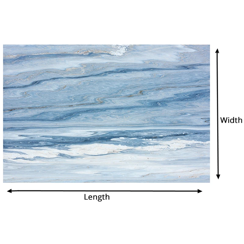 assoalho 3d marmore azul simples moderno papel 03