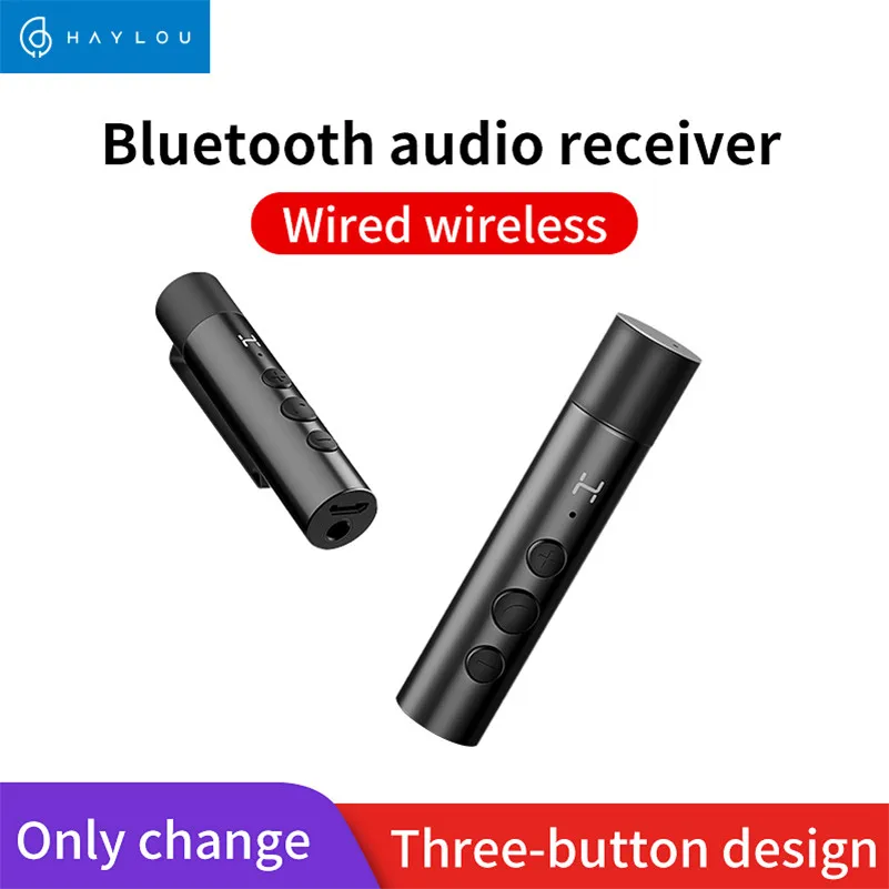 Haylou AD1 мини ручка клип Bluetooth V4.1 приемник аудио 3,5 мм AUX музыка стерео беспроводной адаптер Комплект провода наушники