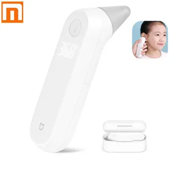 

Xiaomi Mijia Ear Thermometer Handheld Accurate Measurement Thermometer LED Digital Shown Screen With Dust-free Storage Box