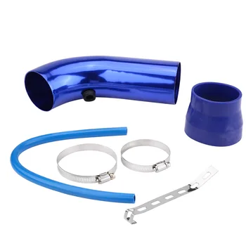 

76mm/3inch Universal Car Cold Air Intake Pipe Tube Hose Kit Filter System Direct Clamp-On Design Universal For Most Car Auto