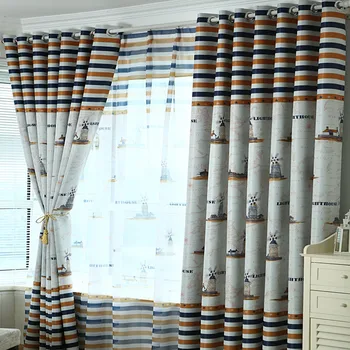 

European Style Beautiful Blackout Curtains for Children Living Room Bedroom Boys Window Treatments