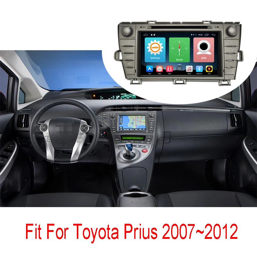 Автомобильный навигатор Yessun с GPS для Toyota Prius 2009 ~ 2013 HD сенсорный экран Android