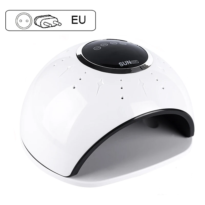 white EU Plug SUN BQ9T 72 Вт лампа УФ-лампа для сушки ногтей 33 светодиодный s светодиодная УФ-лампа для ногтей быстросохнущая УФ-лампа для ногтей Таймер смарт-гель для ногтей маникюрные инструменты - Цвет: white EU Plug