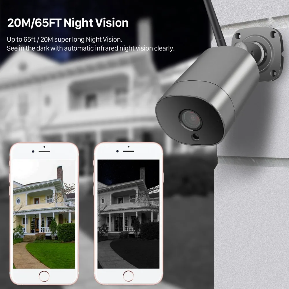 Besder H.265 1080P 5MP IP камера Wifi двухсторонняя аудио Антивандальная наружная камера безопасности P2P Обнаружение движения беспроводная камера ONVIF