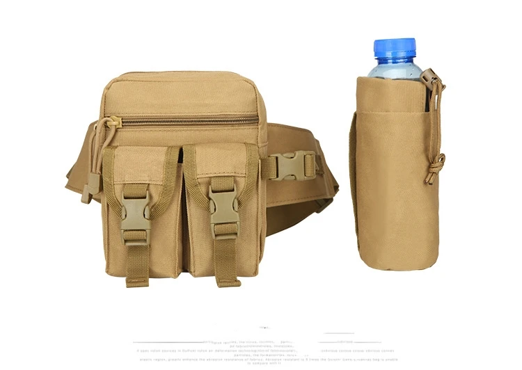 Vilead 1000D нейлоновая водонепроницаемая сумка для бега с чайником Военная камуфляжная походная поясная сумка для мужчин и женщин уличная тактическая сумка