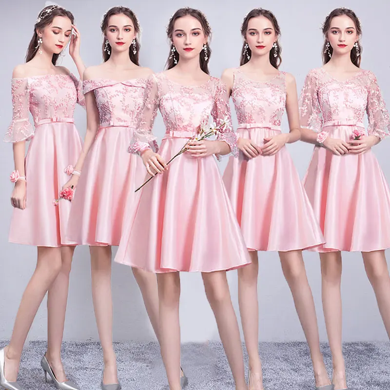 Короткое платье невесты Junior элегантное женское для свадебной вечеринки vestido de festa