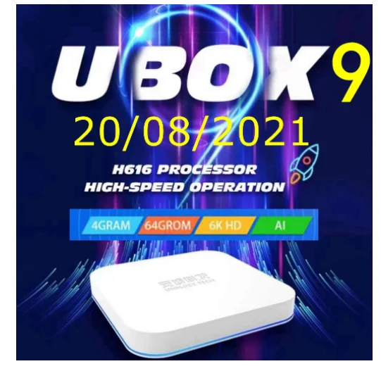 UBOX9 PRO unblock tech Asia лучшая ТВ-приставка android с ИИ-голосом двойным Wi-Fi 4 + 64 ГБ популярная