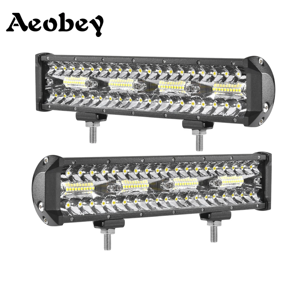 Aeobey 12 дюймов 240 Вт Светодиодный светильник Бар 80 светодиодный внедорожный для