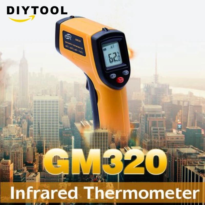 

Portable Digital Thermometer Infrared Temperature Gun Non-Contact IR Laser Point