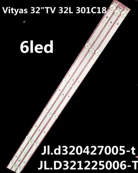 

LED backlight lamp strip 6leds for Vityas 32"TV 32L 301C18 HV320WHB-N80 Jl.d320427005-t JL.D321225006-T