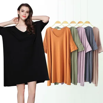 

MRMT 2020 Brand Spring Summer New Women's T-shirt Dresses Short Sleeve T-shirt for Female Medium and Long Section Tshirt Dresses
