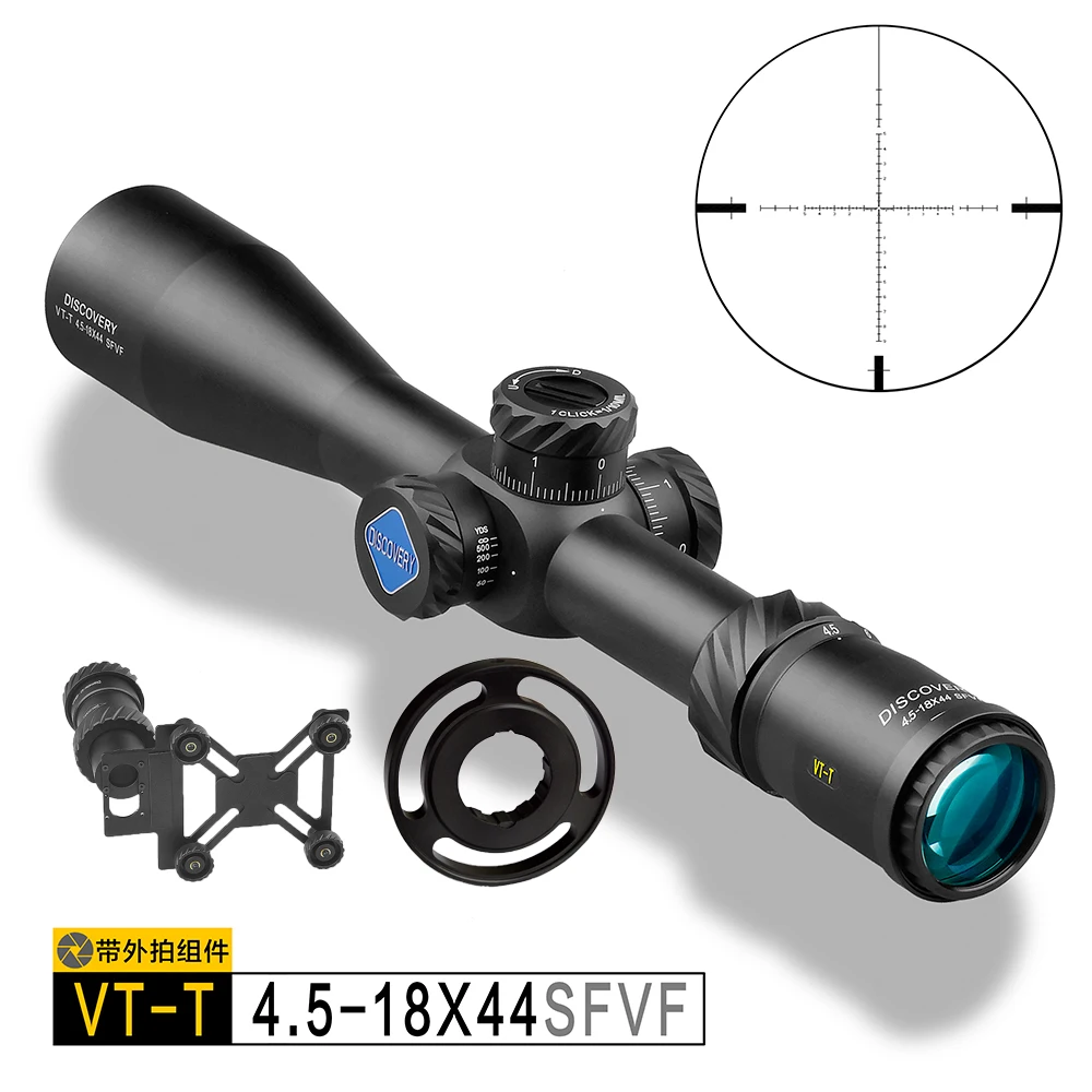 

Hunting Rifle Scope Discovery VT-T 4.5-18x44 SF Air Rifle Scopes for Air Gun Hunting