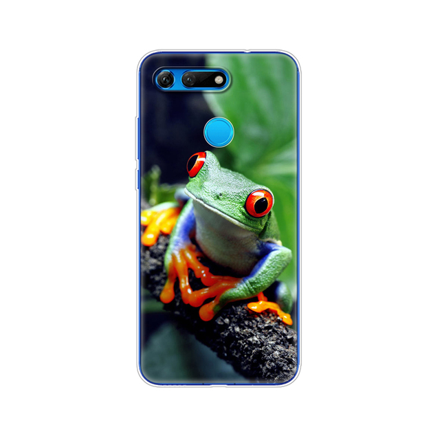 for Honor View 20 V20 Case TPU Funda Soft Silicone Cover For Honor V20 Capa Cute Animal pattern Silicone Phone