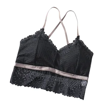 

Women Wireless Bra Top Vest Breathable Chest Pad Wearing Sports Underwear Sexy Woman Clothes Erotic Lingerie Sexi Woman Z0312