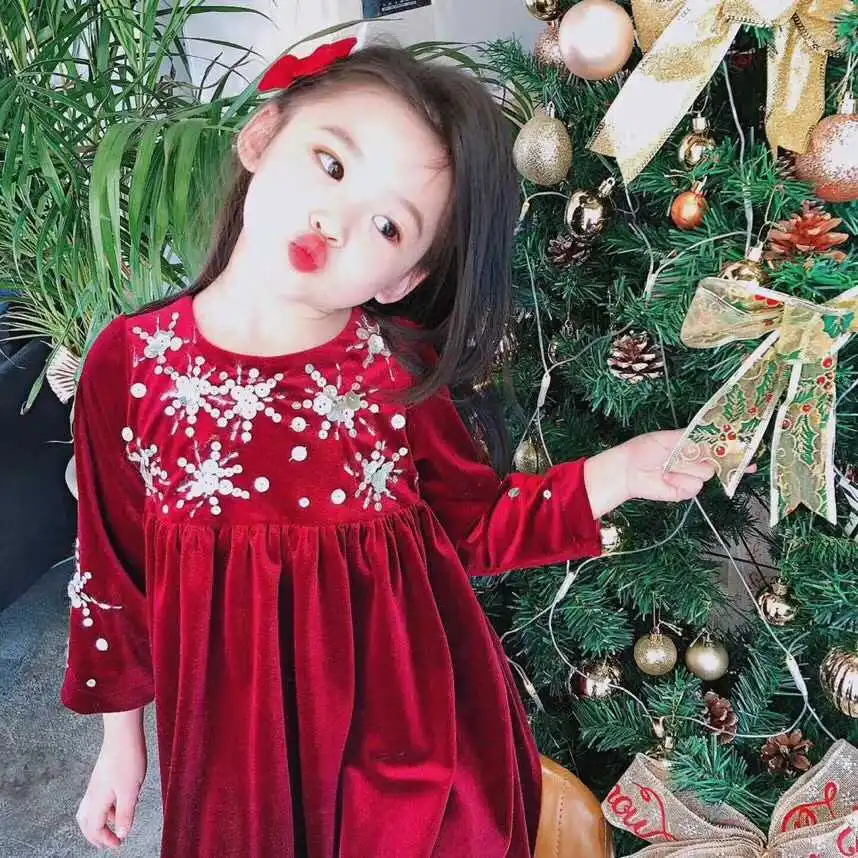 Детская одежда; рождественское платье; красное платье; праздничная одежда для девочек; vestidos zapatos de mujer; платья принцессы; новогодние платья