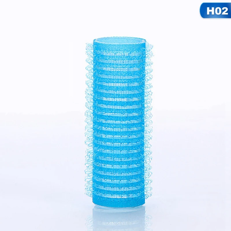 6pcs Self Grip Hair Rollers Cling Any Size Home Salon DIY Hair Styling Tools Hairdressing Hair Curlers Roller - Цвет: 02 2.0X6.3CM