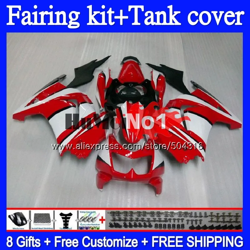 Kit For KAWASAKI EX250 ZX250 R 2008 2009 2010 2011 2012 Gloss Red 94MC.21 EX250R ZX EX 250 250R ZX250R 08 09 10 11 12 Fairing Kit For KAWASAKI EX250 ZX250 R 2008 2009 2010 2011 2012 Gloss Red 94MC.21 EX250R ZX EX 250 250R ZX250R 08 09 10 11 12 Fairing